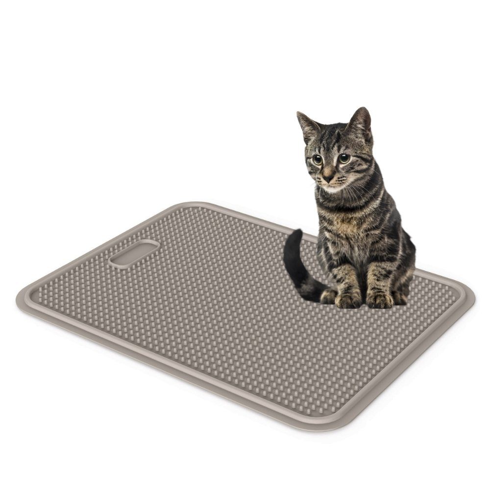 GarPet Katzentoilette Katzenklo Matte Katzenstreu Katzentoilette Unterleger Vorlegematte