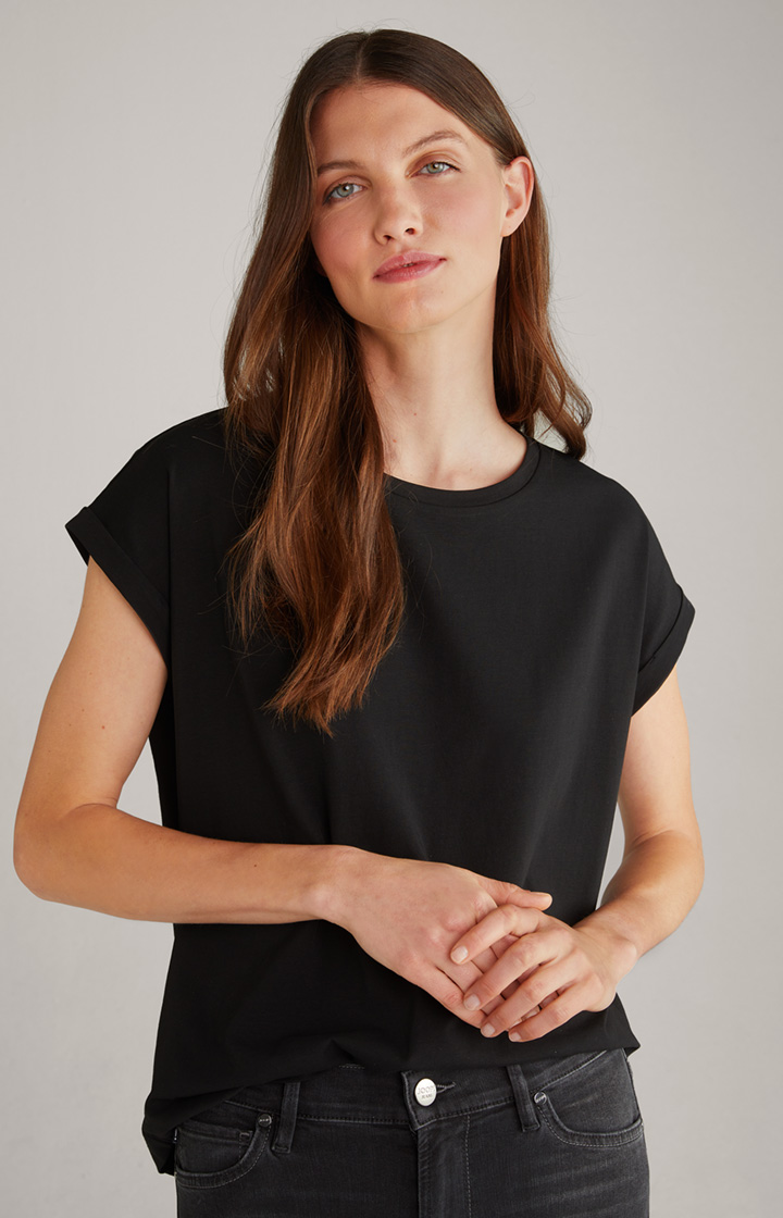 T-Shirt Tally in Schwarz