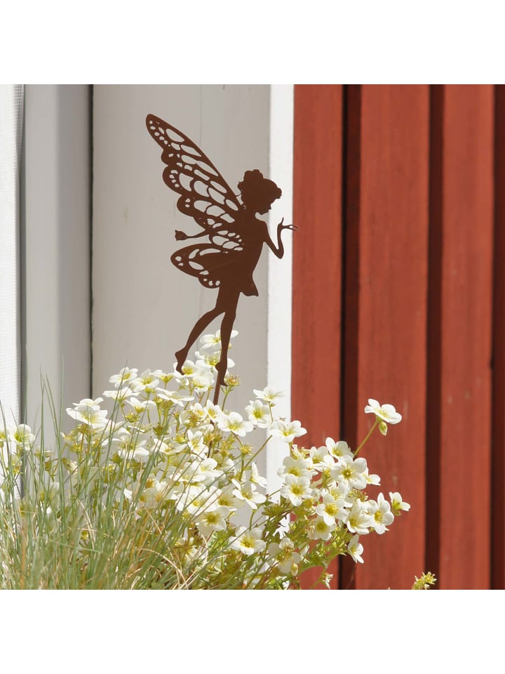 UNUS Gartenstecker Rost Elfe in Braun günstig kaufen