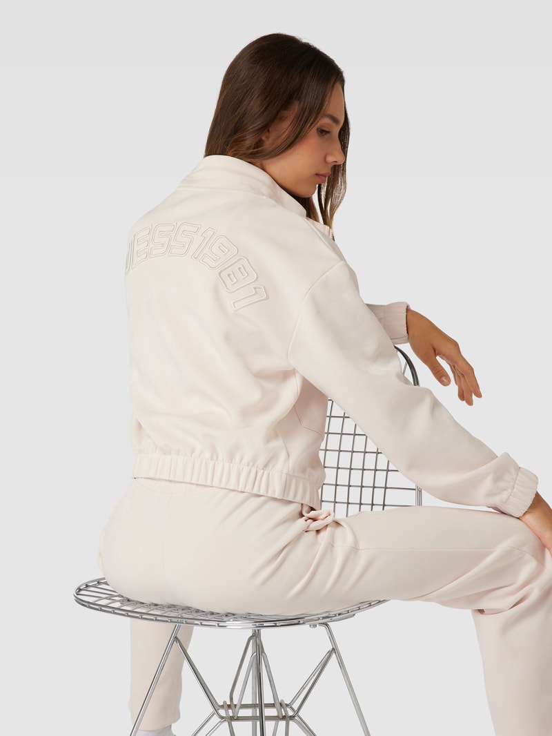 Sweatjacke mit Cargotaschen Modell 'EUPHEMIA' in sand