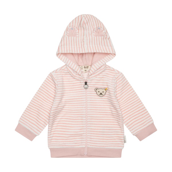 Sweatjacke GOTS, rosa