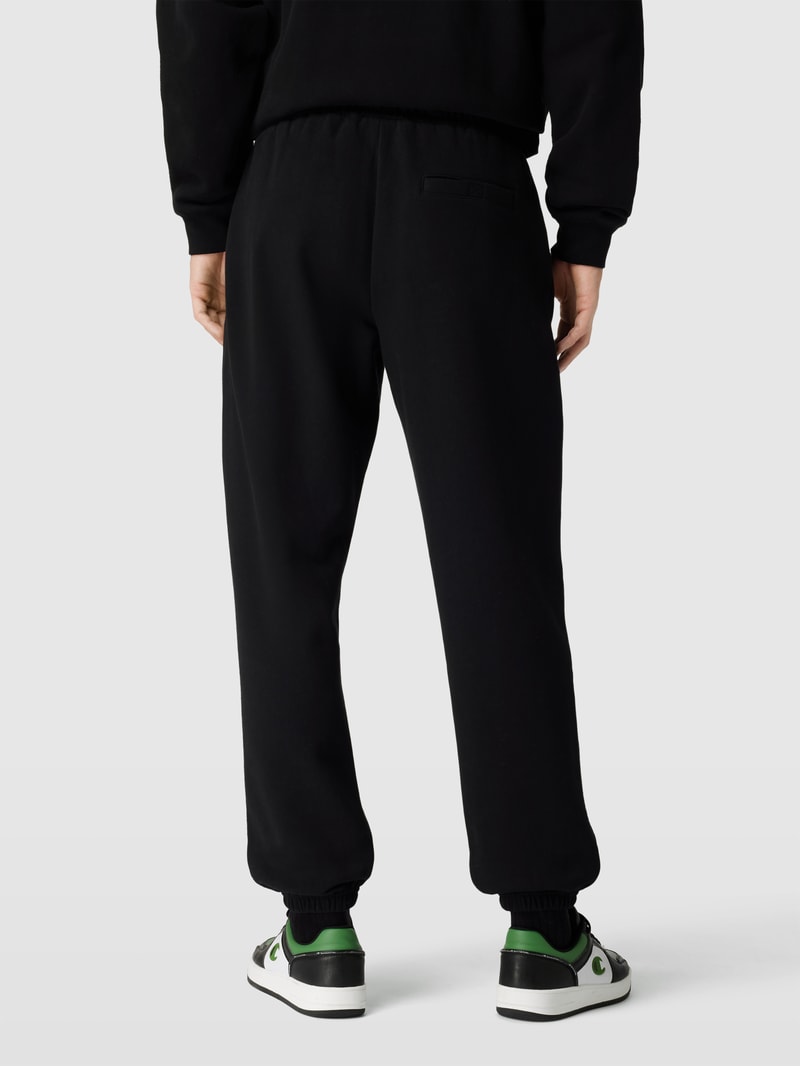 Sweatpants mit elastischem Bund in schwarz