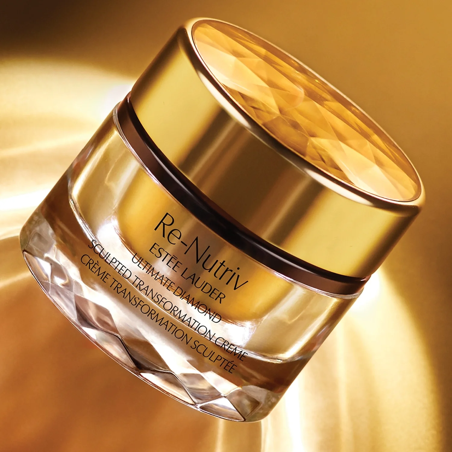 RE-NUTRIV Ultimate Diamond Sculpted Transformation Creme - Tratamiento facial de efecto global de 24 horas, tratamiento facial antiarrugas de 24 horas, tratamiento facial lifting de 24 horas, tratamiento facial iluminador de 24 horas.