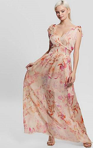 GUESS Damen Maxikleid SMOCKED VENUS