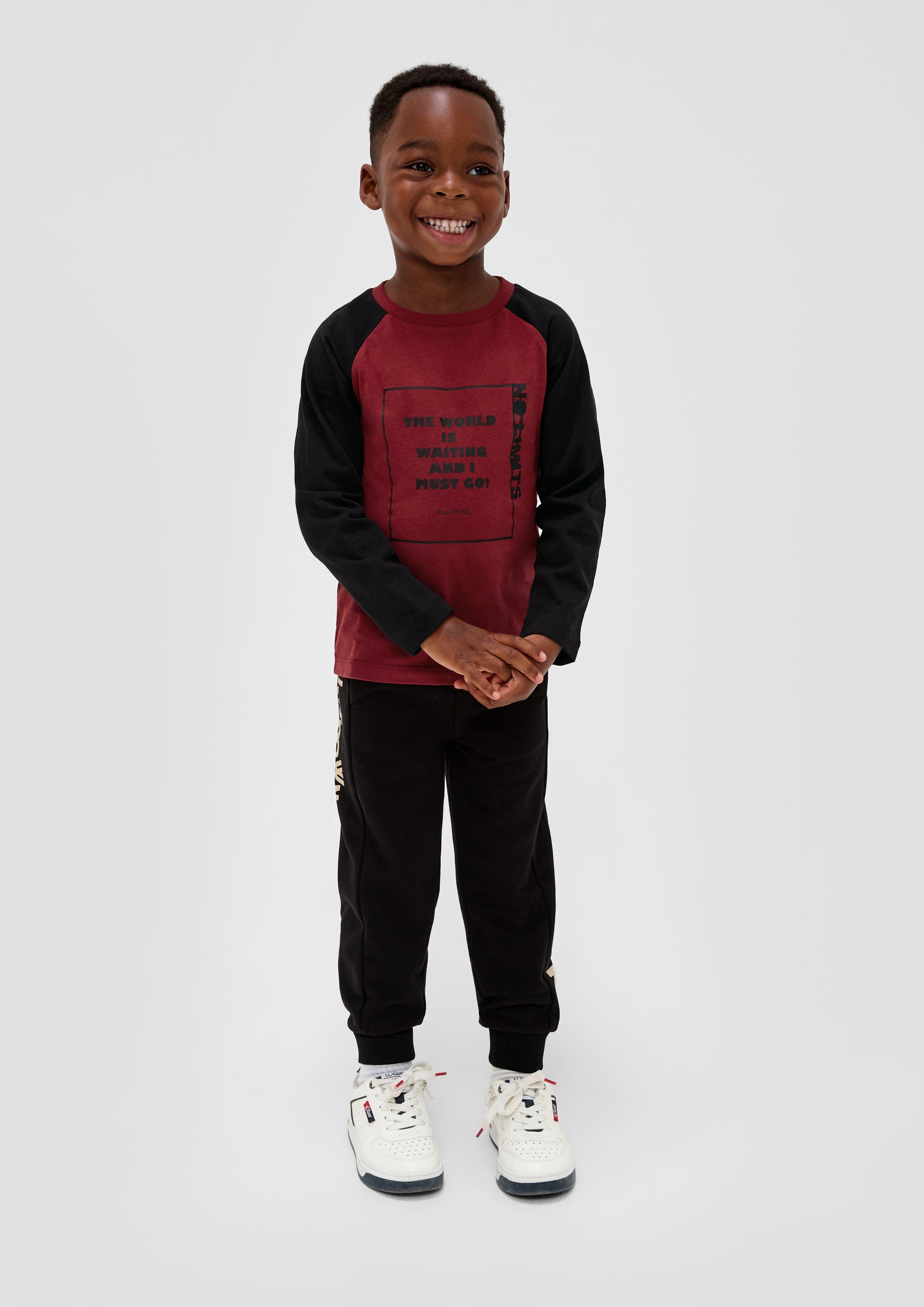 Longsleeve mit Statement-Print  2134175-3865