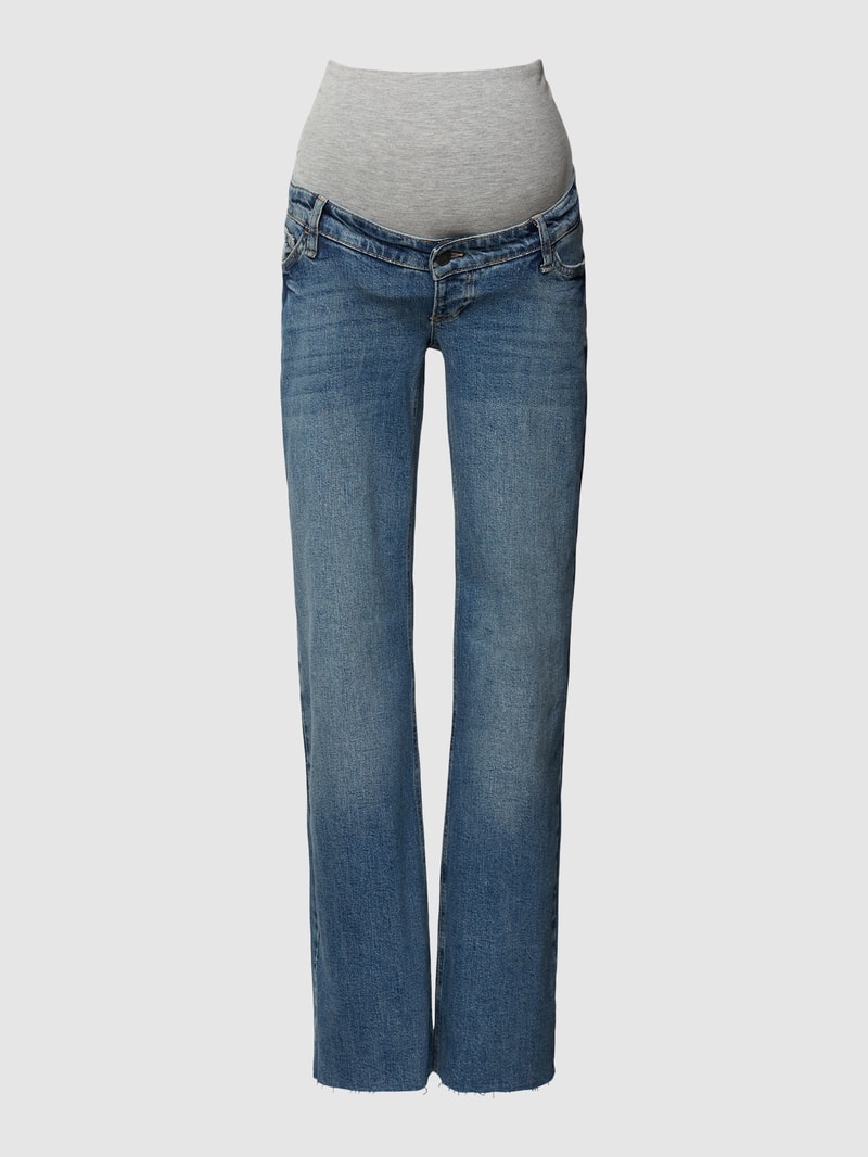 Umstands-Jeans mit elastischem Einsatz Modell 'BLAISE' in jeans