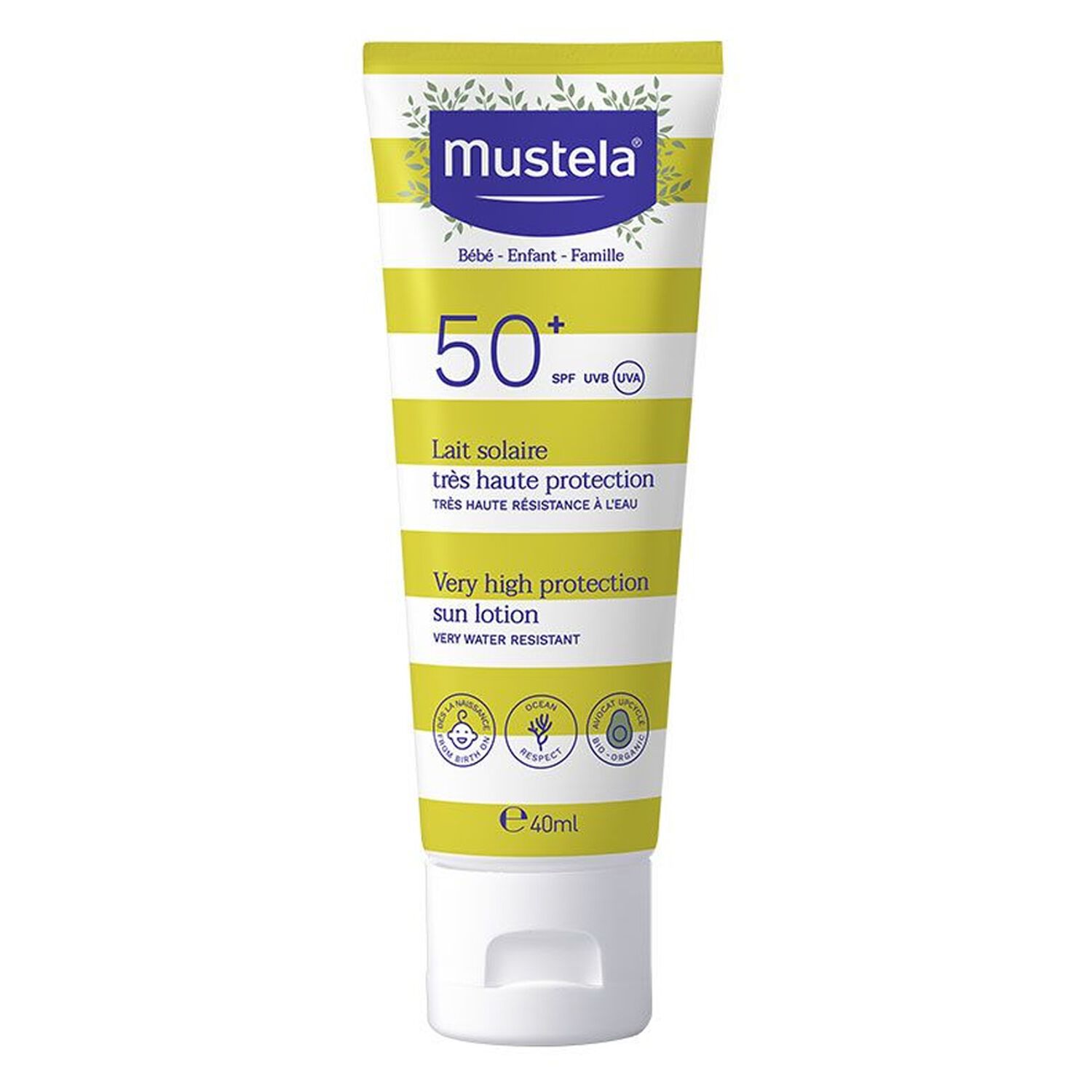 Mustela Solaire Lait Solaire Très Haute Protection SPF50+