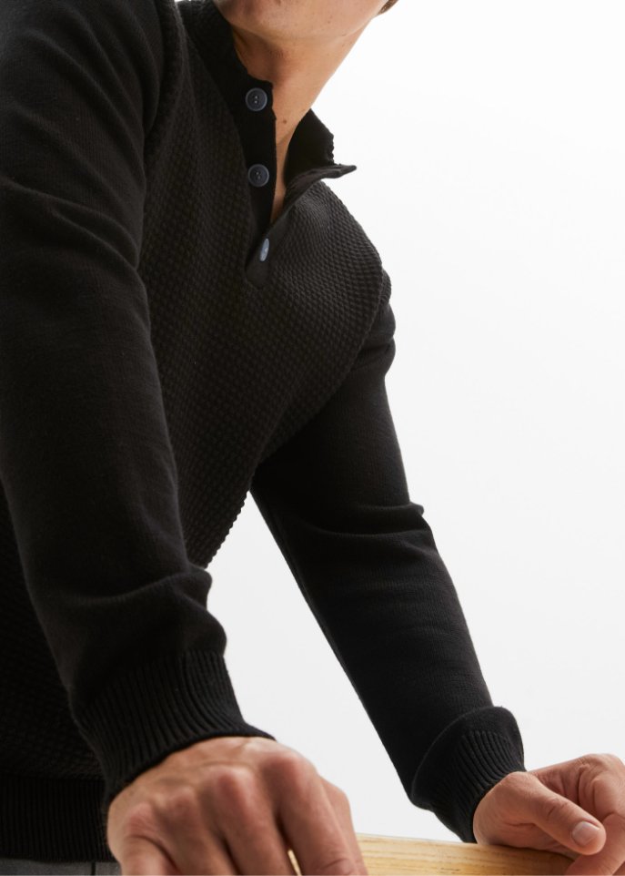 Pullover mit Stehkragen
