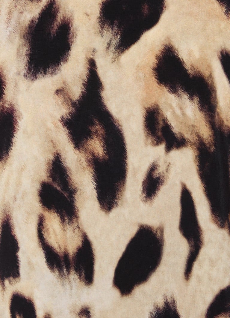Claudia Sträter Top with leopard print