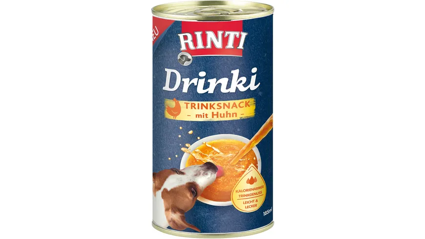RINTI Hundesnack Drinki Trinksnack mit Huhn 185 ml