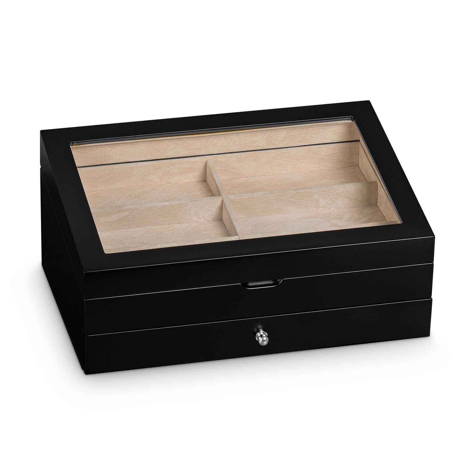 Ferocase Brillenetui Brillenbox / Schmuckbox FC932BK für 6 Brillen und Schmuck