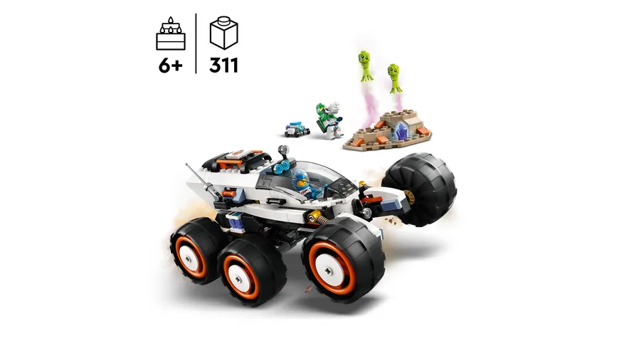 LEGO City 60431 Weltraum-Rover mit Außerirdischen