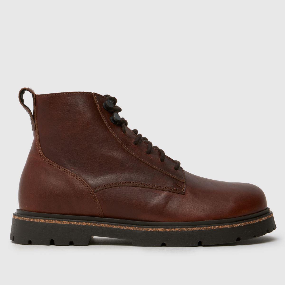 BIRKENSTOCK – Highwood – Mörkbruna snörstövlar