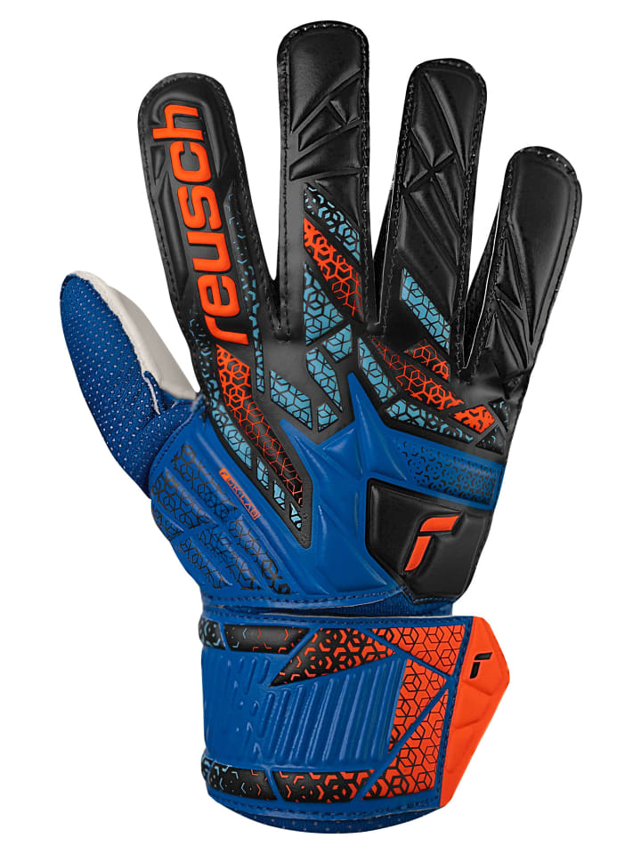 Reusch Torwarthandschuhe Attrakt Solid Junior in 4467 electric blu/shock. orang günstig kaufen