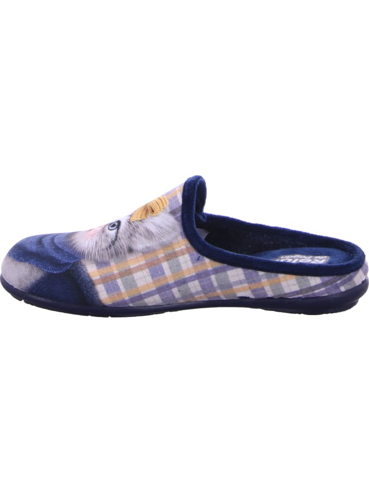 Relax Pantoffel in blau günstig kaufen