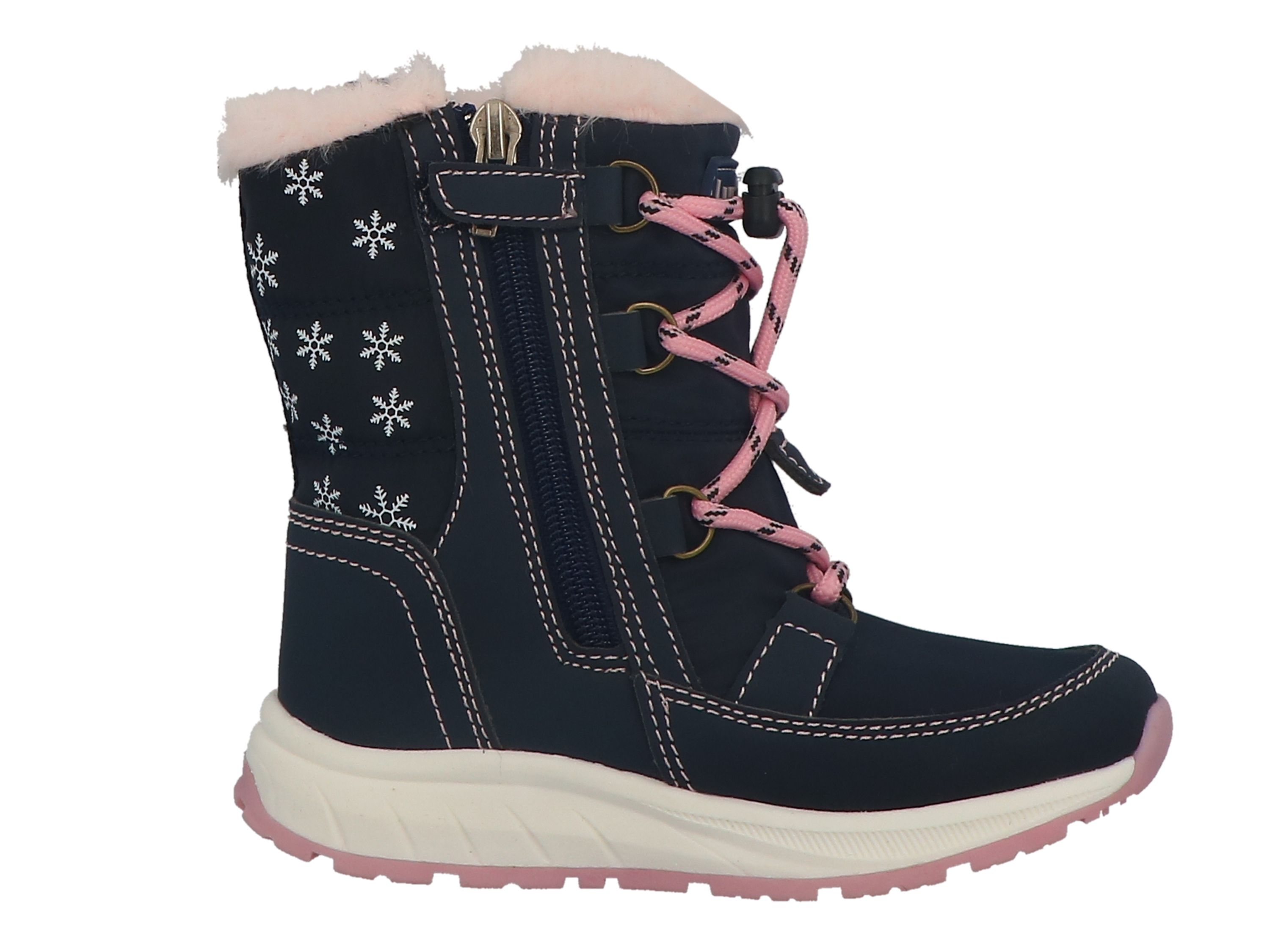 Lurchi Schneestiefel Alby-TEX - navy-rose