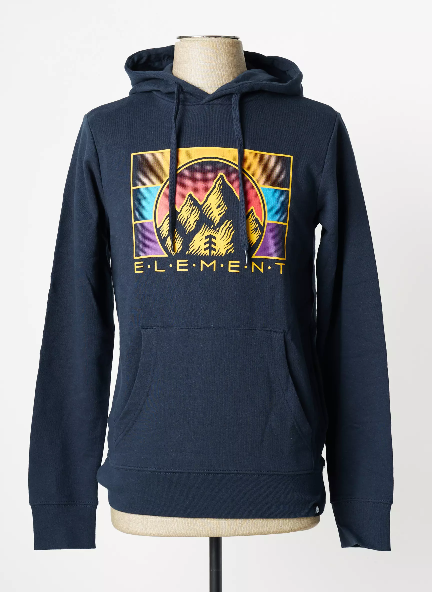 Element Sweat Capuche Homme couleur bleu