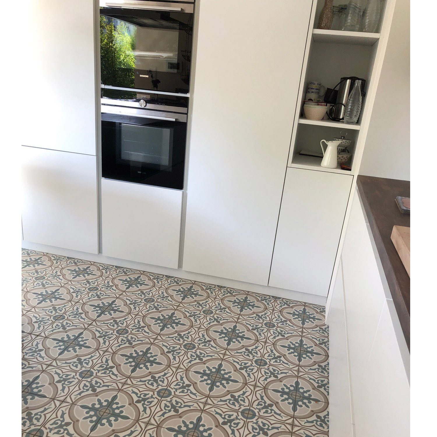Casa Moro Feinsteinzeug Bodenfliese Mediterrane Keramikfliesen Aydan 20x20 cm 1 qm Feinsteinzeug in Zementoptik frostsicher, orientalische Bodenfliesen & Wandfliesen bunt für schöne Küche Flur & Badezimmer, FL7024, Mehrfarbig, Zementfliesenoptik