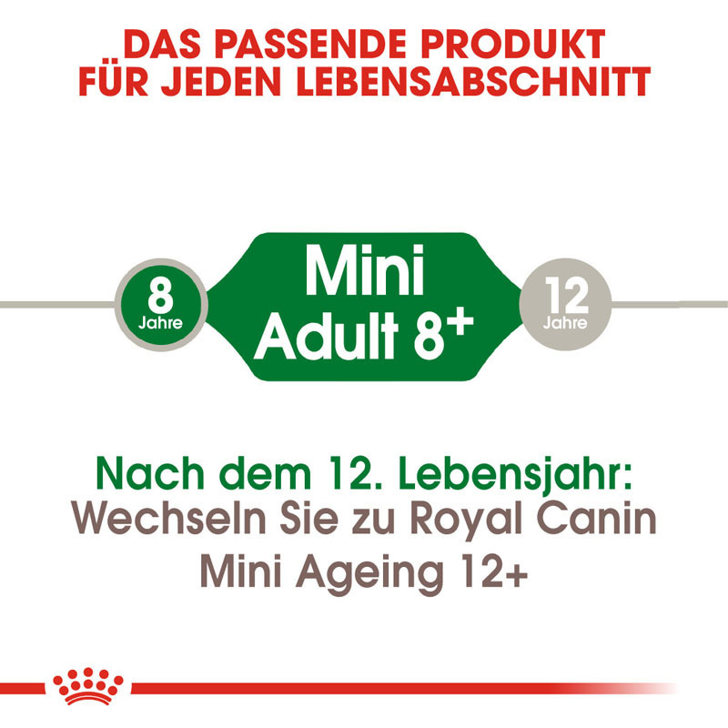 ROYAL CANIN Hundetrockenfutter ROYAL CANIN Mini Adult 8+ 4 kg