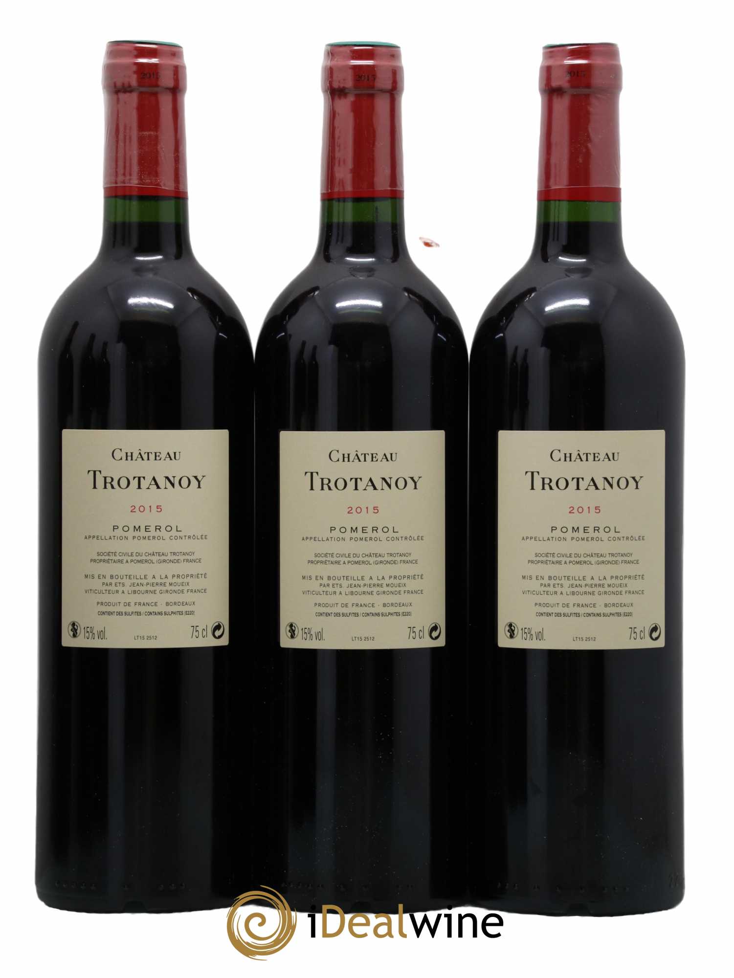 Château Trotanoy  2015 - Lot de 6 Bouteilles