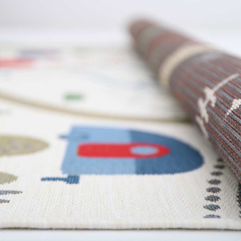 Tapis de jeu indoor & outdoor 123x180cm LITTLE CAMPER