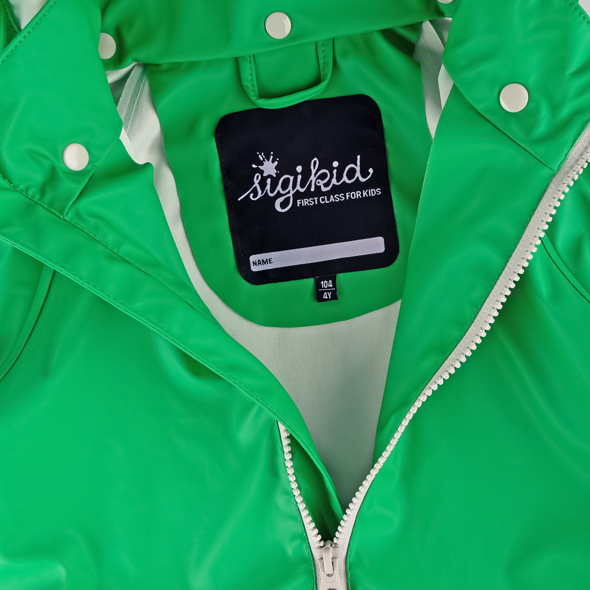 Kinder Regenjacke, hellgrün