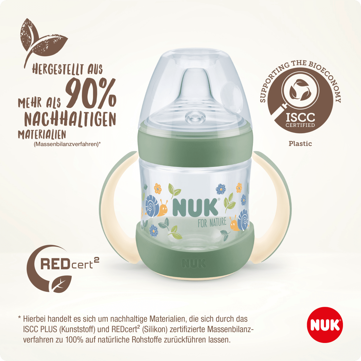 Trinklernflasche for Nature, grün, ab 6.Monat, 150ml, 1 St