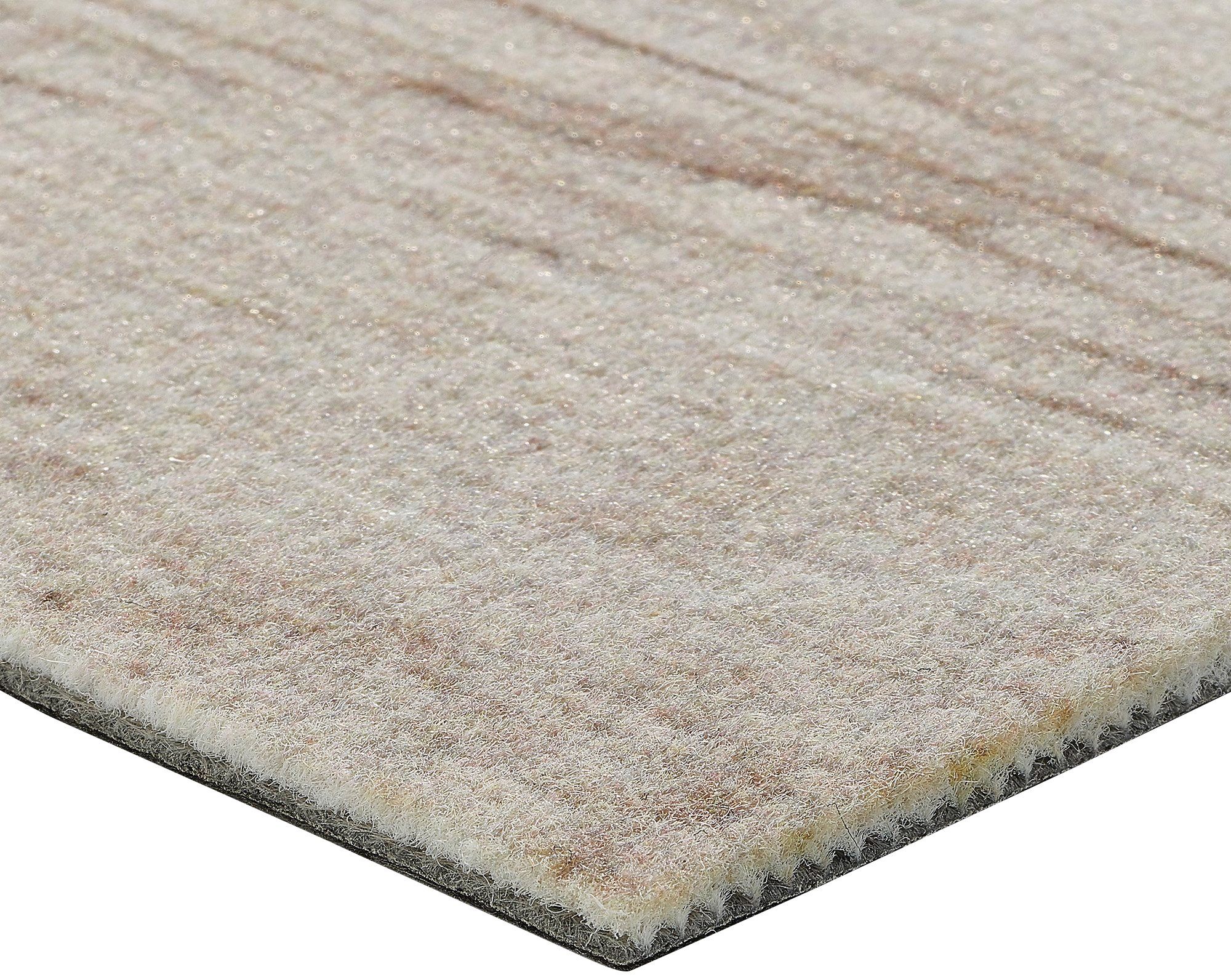 Teppichfliese Velour Holzoptik Pinie hell, Infloor, rechteckig, Höhe: 6 mm, 14 Stück, 4 m², 25 x 100 cm, selbsthaftend, für Stuhlrollen geeignet