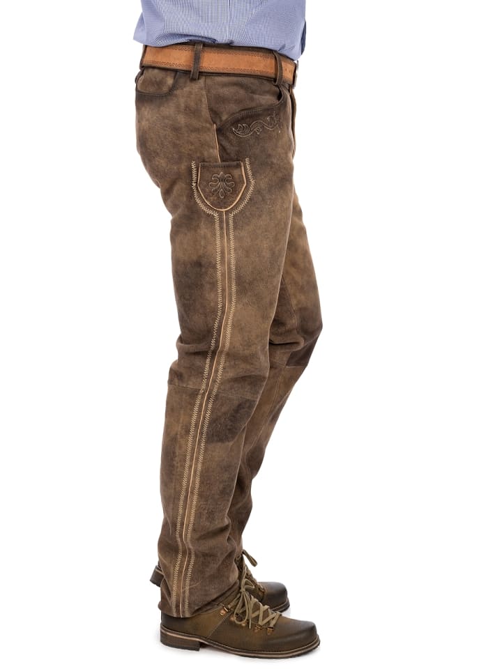 MADDOX Lederhose BARMSEE in braun günstig kaufen