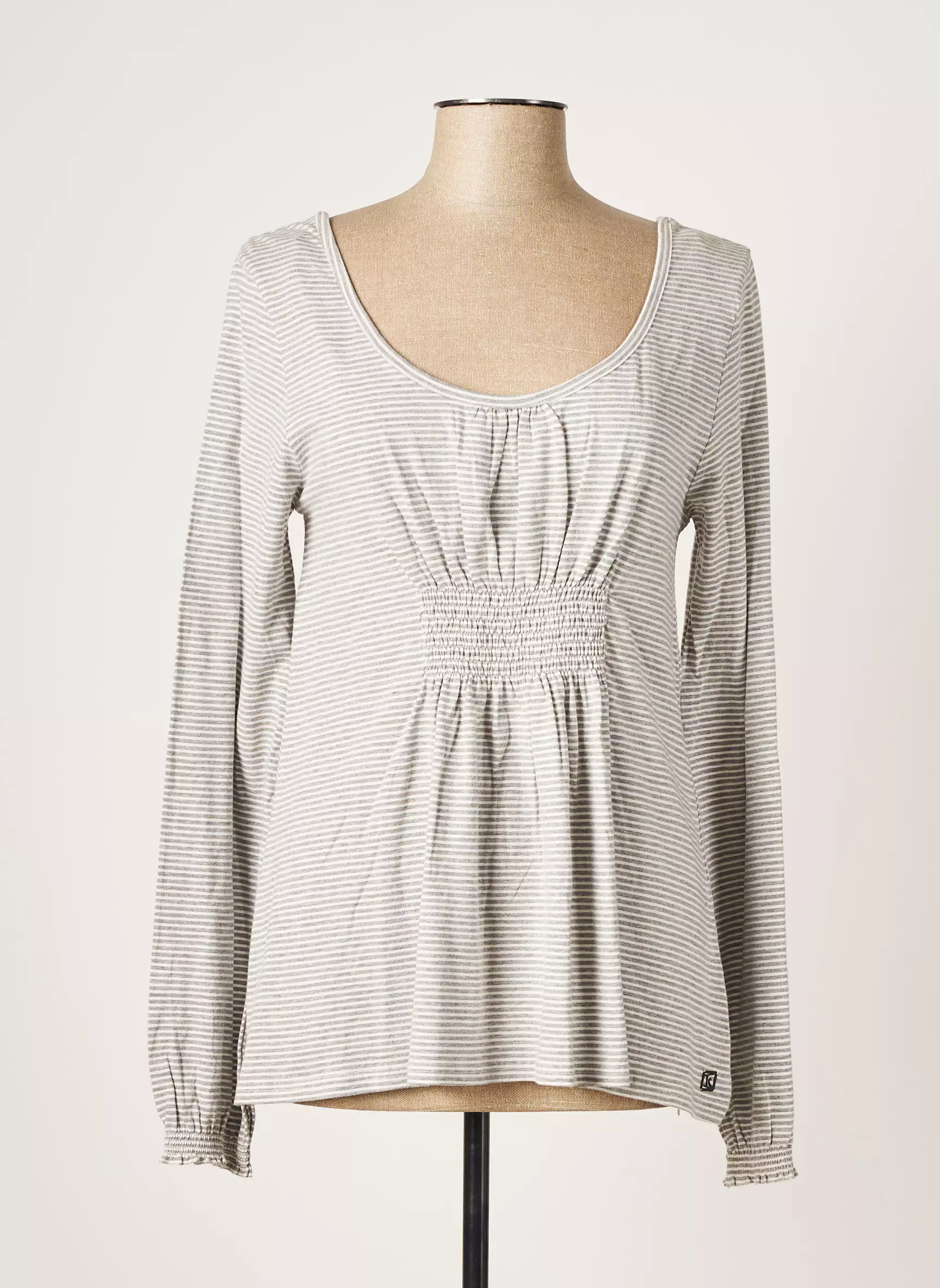 Teddy Smith Tshirts Femme couleur gris