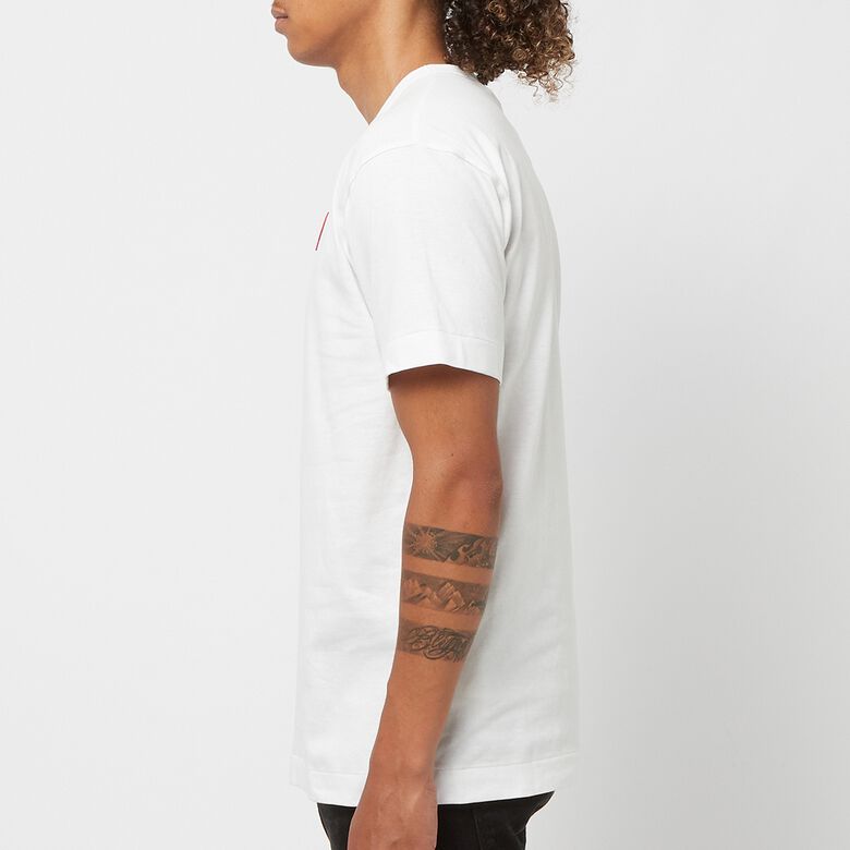 Comme des Garcons Play Big Red Heart Logo T-Shirt white