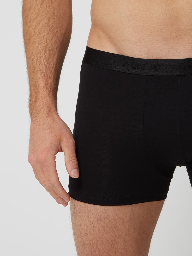 Trunks aus Single Jersey im 3er-Pack Modell 'Natural Benefit' in türkis