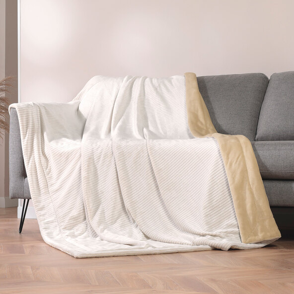 Luxus Decke, beige