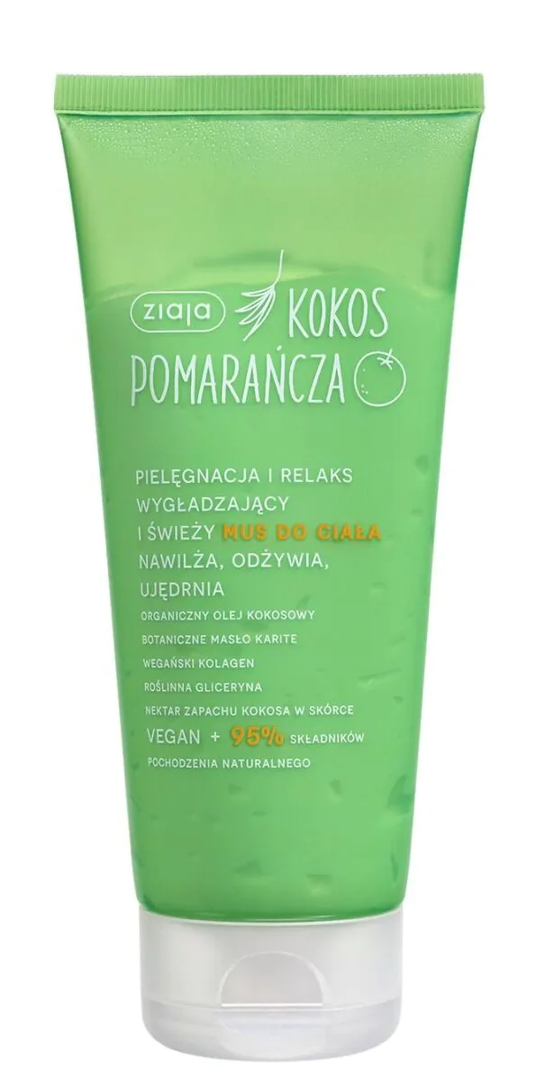 Ziaja pjena za tijelo s umirujućim i osvježavajućim mirisom kokosa i naranče