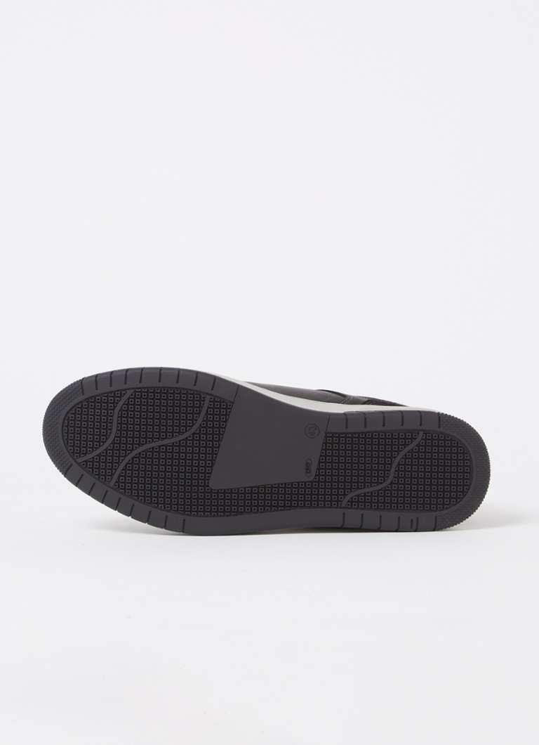 Sneakers Dune London in pelle Teffla con dettagli in camoscio