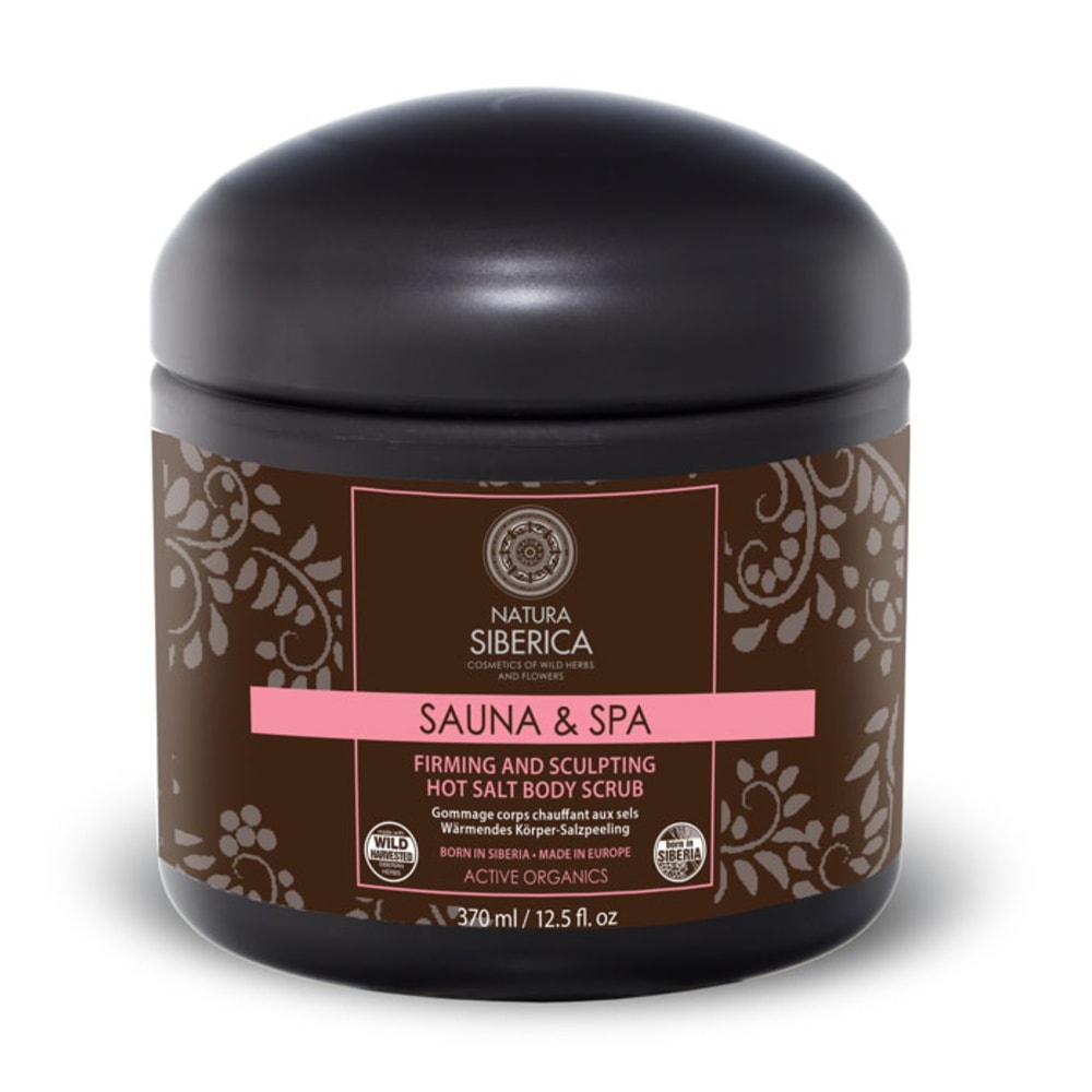 Natura Sibérica Gommage Sculptant Chauffant au Sel Exfoliant Corps