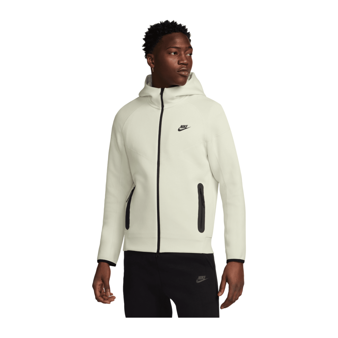 Nike Tech Windrunner Jacke Weiss Schwarz F020