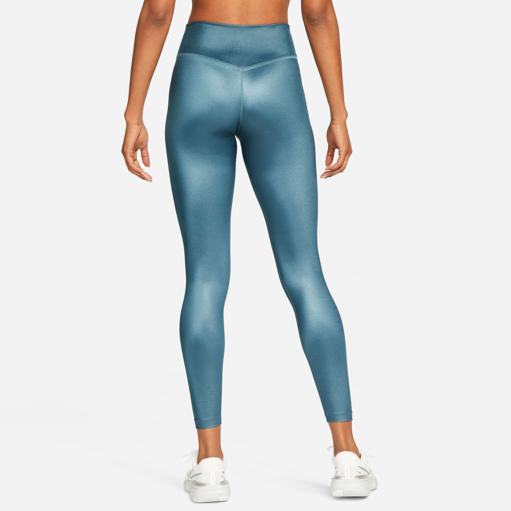 Dri-Fit One MV Shine Mid-Rise Tight Damen - Grau