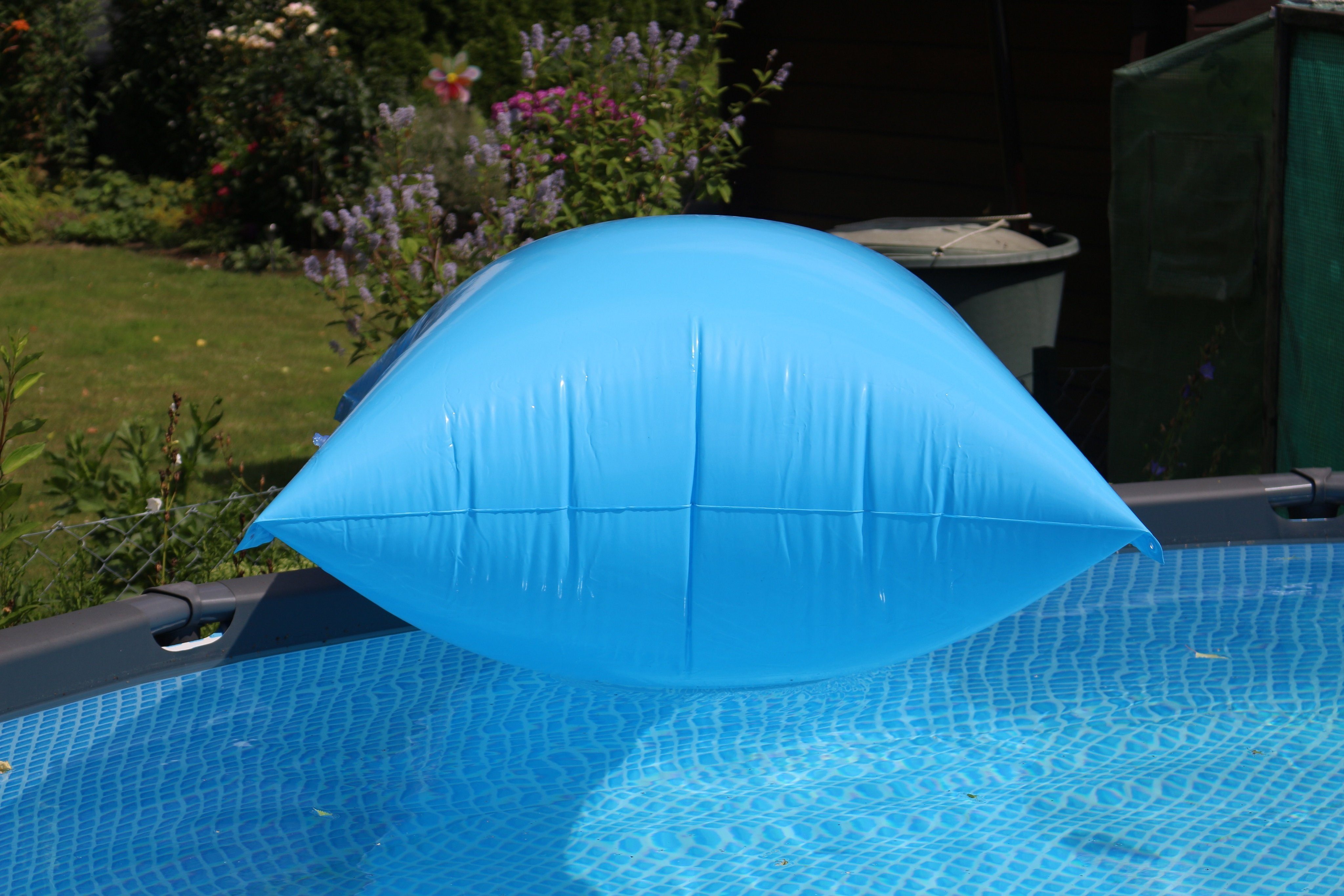 HC Garten & Freizeit Pool-Abdeckplane Poolkissen (Set, 5-St), mit Schraubventil, 120x120cm