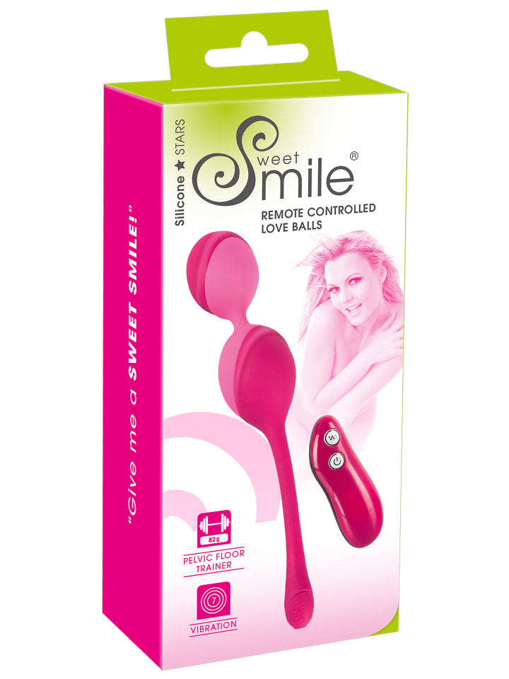 Sweet Smile Liebeskugeln Loveballs remote controlled in rot günstig kaufen onesize