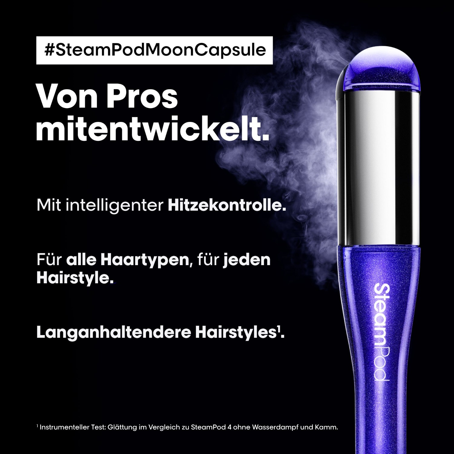 4 Moon Capsule Limitierte Edition All-in-One Pflegestyler mit Dampf-Technologie