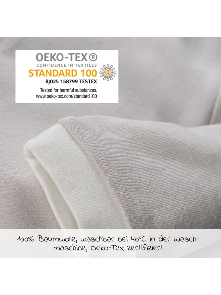 LaLoona Schlafanzug 2er Pack Strampler Pyjama Einteiler - Grau in grau günstig kaufen