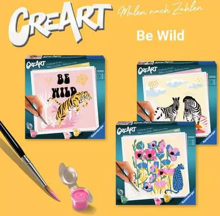 CreArt Be Wild - Malen nach Zahlen für Erwachsene