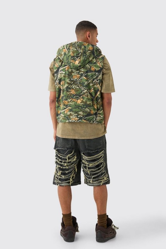 Wendbare Camouflage Twill-Weste