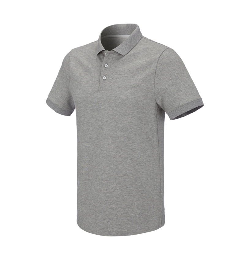 e.s. Piqué-Polo cotton stretch