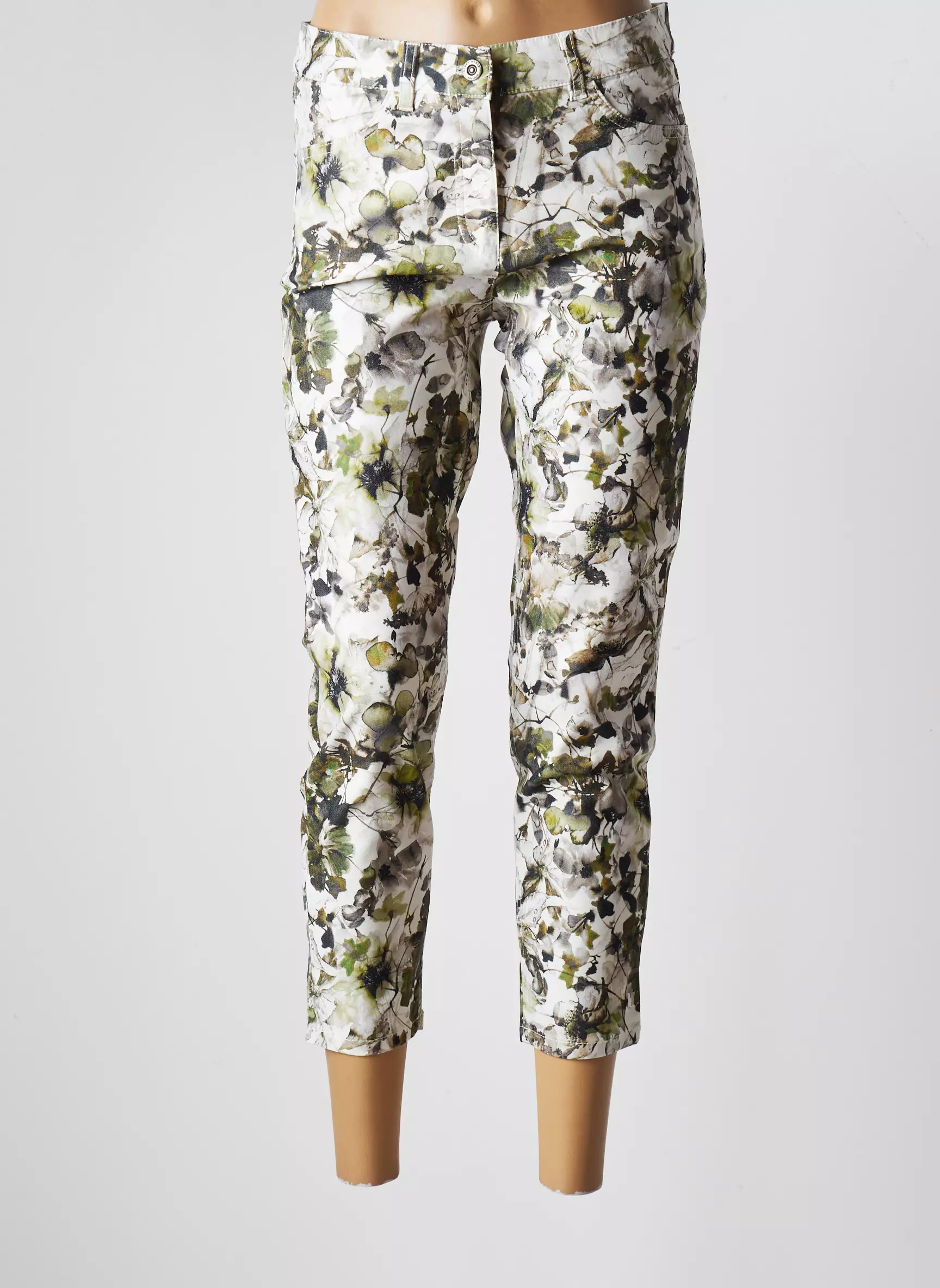 Gerry Weber Pantalon7 8 Femme couleur vert