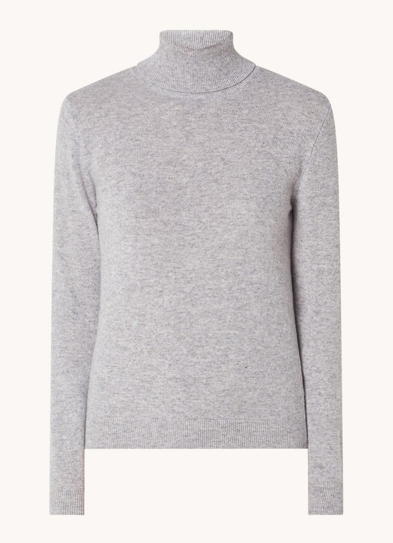 Maglione a collo alto Benetton in pregiata lana merino.
