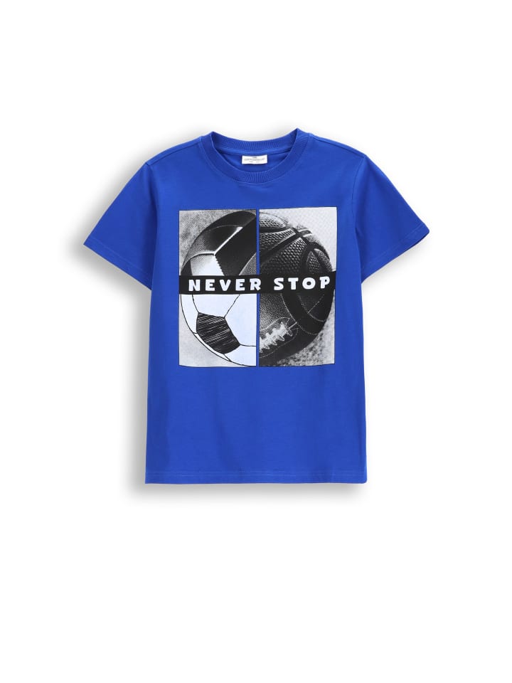 Coccodrillo T-Shirt mit kurzem Ärmel in kobaltblau günstig kaufen