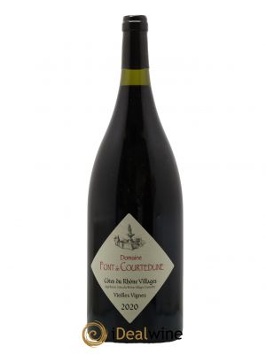 Côtes du Rhône Villages Vieilles vignes Domaine Font de Courtedune 2020 - Lot de 1 Magnum