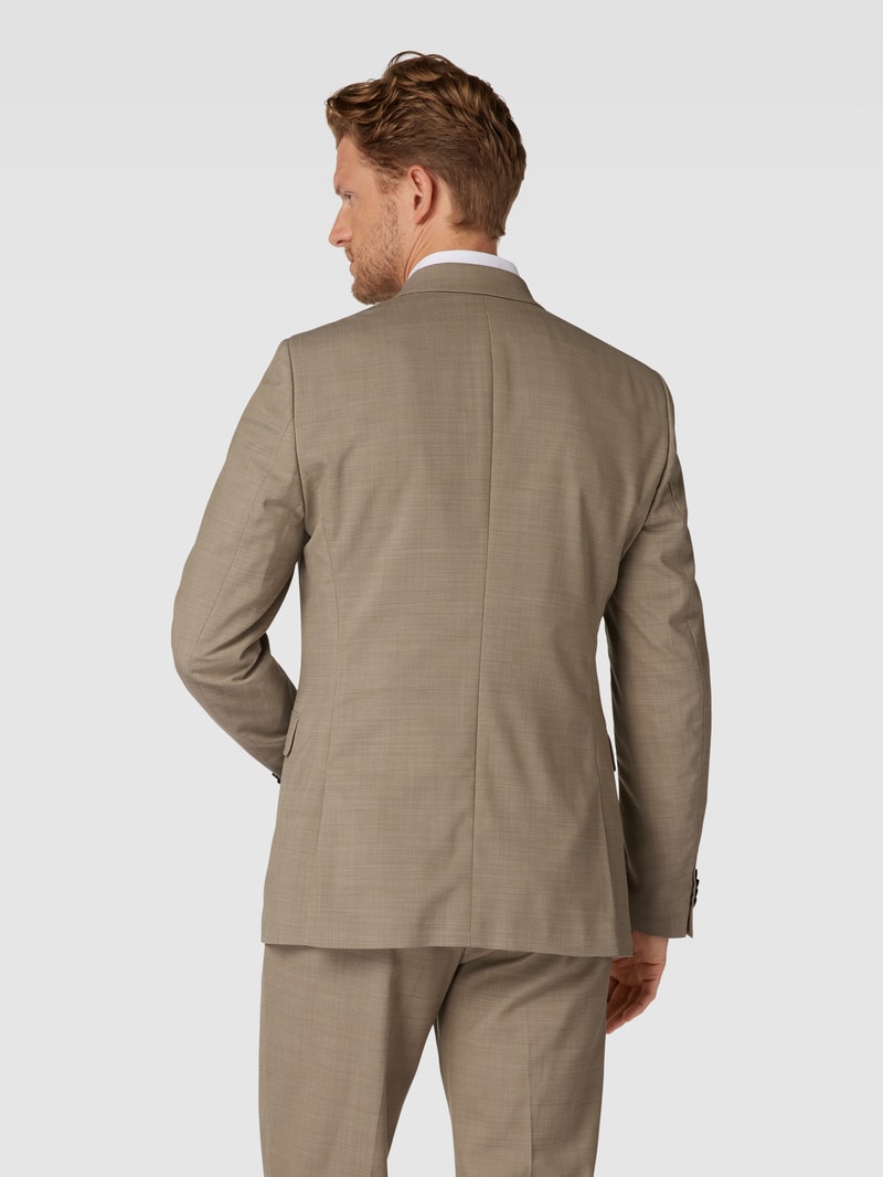 Anzug mit Strukturmuster in beige